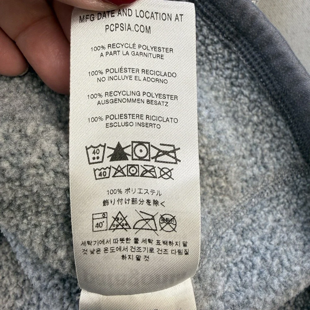 Patagonia Mens Better Sweater Full Zip Size XL Stonewash Outdoor Camping Hiking - Picture 10 of 11